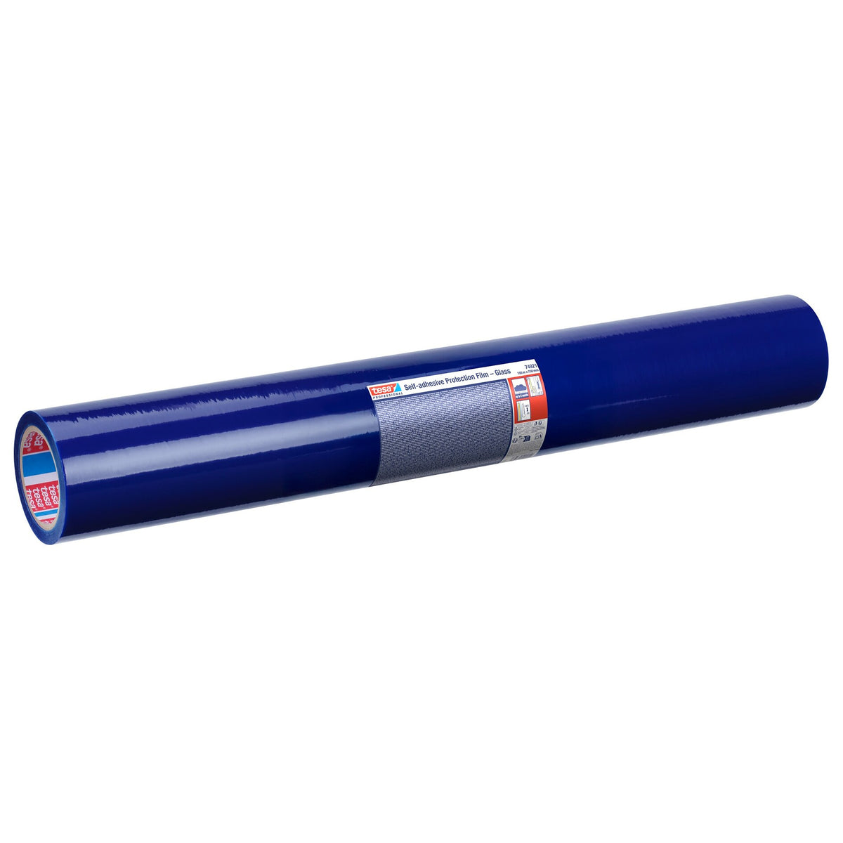 tesa Professional 74921 Self-Adhesive Protective Film – Glass, Blue, 100 m x 750 mm