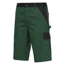 NITRAS MOTION TEX LIGHT, work trousers, short, green / black