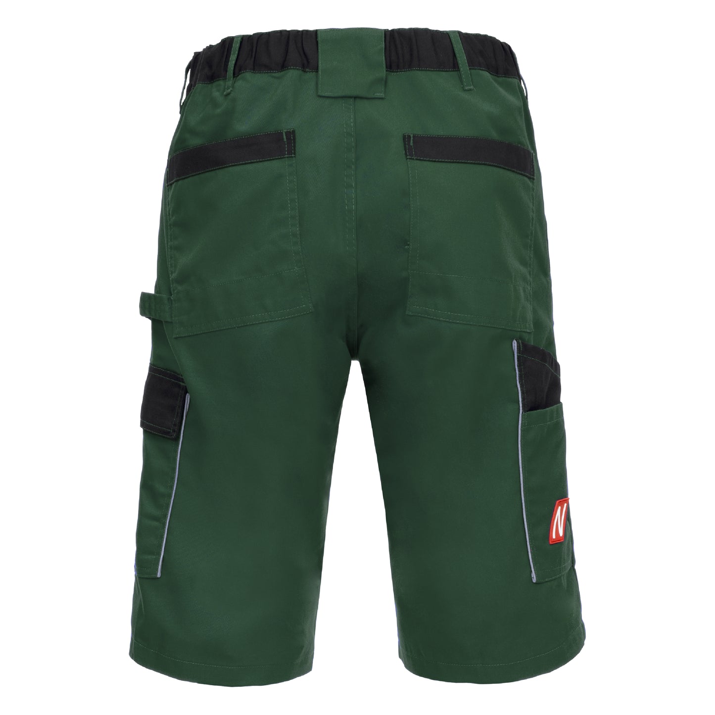 NITRAS MOTION TEX LIGHT, work trousers, short, green / black