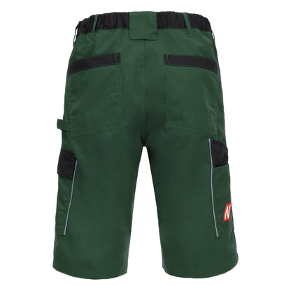 NITRAS MOTION TEX LIGHT, work trousers, short, green / black