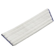 Der TASKI Quick Mop der Diversey Deutschland GmbH & Co. OHG ist ein rechteckiger, flacher Wischmopp aus hochwertiger Mikrofaser mit Steppnähten und hellblauer Kante auf schlichtem weißem Hintergrund für effiziente Reinigung.