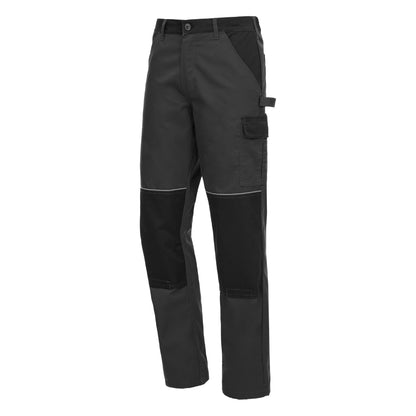 NITRAS MOTION TEX LIGHT, work trousers, long, gray / black