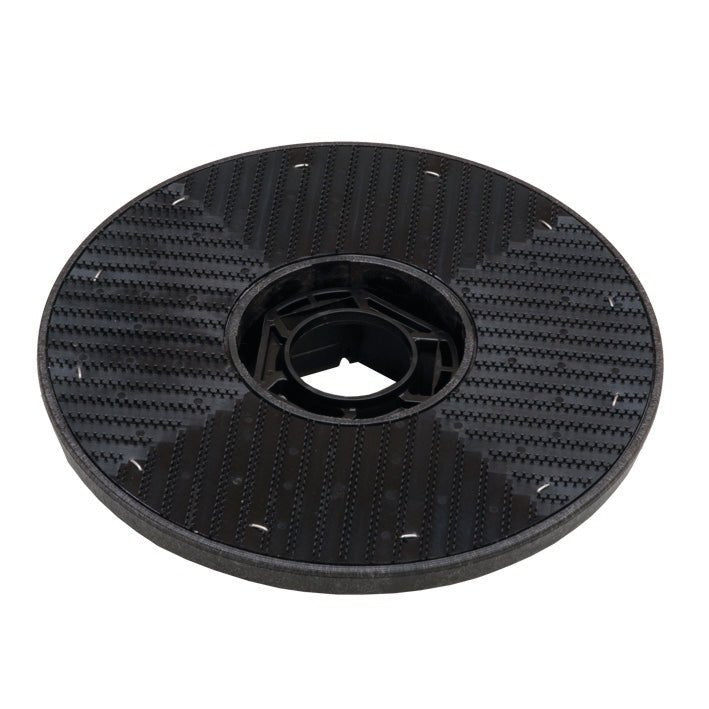 A black, round Harpunengriff guide handle (33 cm) from Diversey Deutschland GmbH & Co. OHG for the swingo 1650 is shown against a white background; it is used with cleaning and polishing pads (pack of 1).