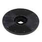 A black, round Harpunengriff guide handle (33 cm) from Diversey Deutschland GmbH & Co. OHG for the swingo 1650 is shown against a white background; it is used with cleaning and polishing pads (pack of 1).