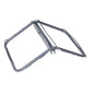 The TASKI bag frame, angled, from Diversey Deutschland GmbH & Co. OHG, is rectangular with a central hinge and rounded corners. It features several holes and a raised rim all around for ergonomic, manual operation. Package: 1 piece.