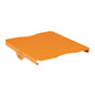 The TASKI guide rail for drawers from Diversey Deutschland GmbH & Co. OHG is an orange metal rail with a flat, rectangular surface and curved front edge, suitable for drawers 7517245, 7517246, 7517247 (1 piece).