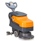 The TASKI swingo 455 B Li-Ion from Diversey is a compact, maneuverable scrubber-dryer designed for small and cluttered areas. It is battery-powered with an external charger and a lithium battery, making it ideal for efficient cleaning.