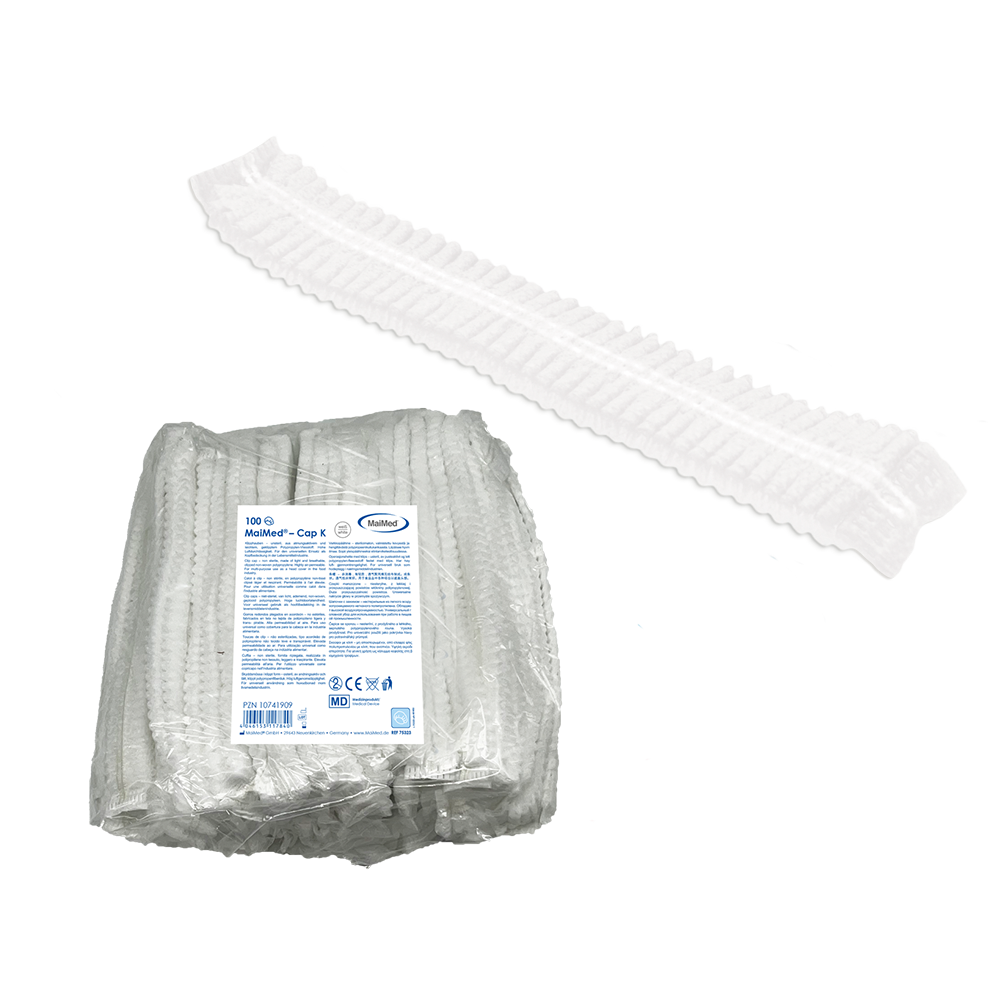 MaiMed-Cap K, clip cap made of PP, 100 pieces/bag
