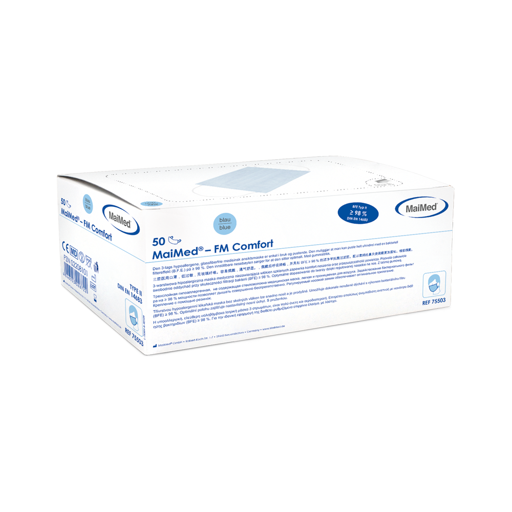 MaiMed-FM Comfort OP-Maske, unsteril, 3-lagig, 50 St./Box