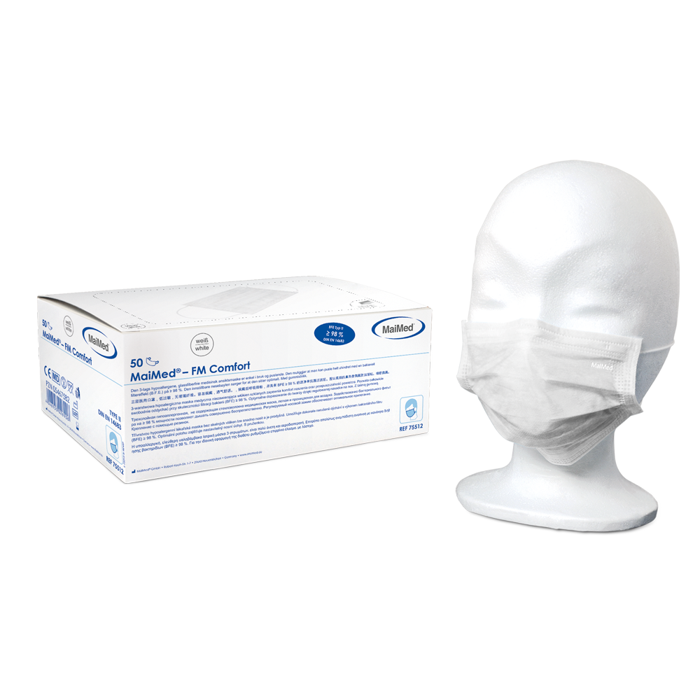 MaiMed-FM Comfort OP-Maske, unsteril, 3-lagig, 50 St./Box