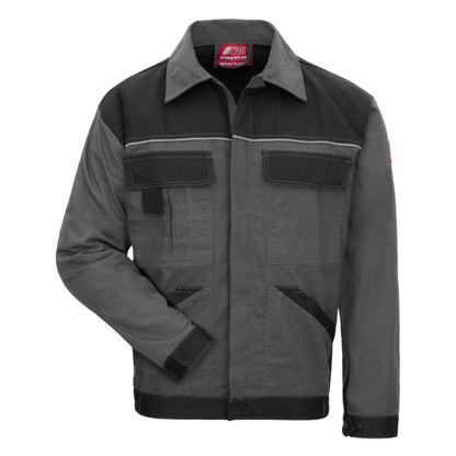 NITRAS MOTION TEX LIGHT, work jacket, gray / black