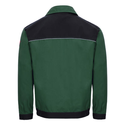 NITRAS MOTION TEX LIGHT, Arbeitsjacke, grün / schwarz
