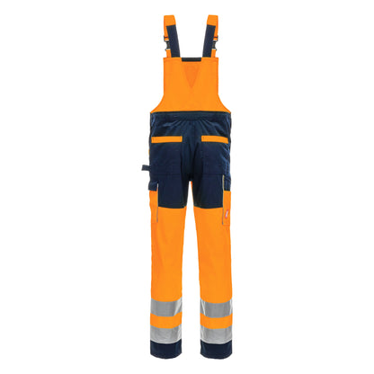 NITRAS MOTION TEX VIZ, high-visibility dungarees