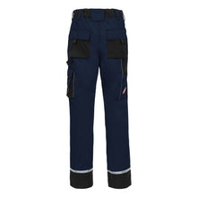 NITRAS MOTION TEX PLUS, work trousers, long, navy blue / black