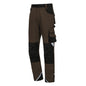 NITRAS MOTION TEX PLUS, work trousers, long, brown / black