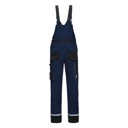 NITRAS MOTION TEX PLUS, dungarees, navy blue / black