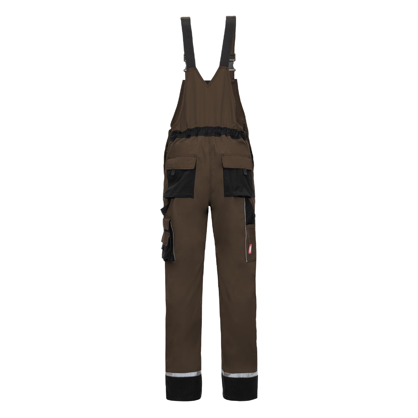 NITRAS MOTION TEX PLUS, dungarees, brown / black