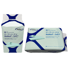 MaiMed-Sorb F Krankenunterlagen unsteril Zellstoff-Flocken, 60x90cm, 60g, 4x25 St./Karton | Karton (100 Stück)