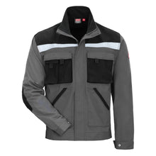 NITRAS MOTION TEX PLUS, Arbeitsjacke, grau / schwarz