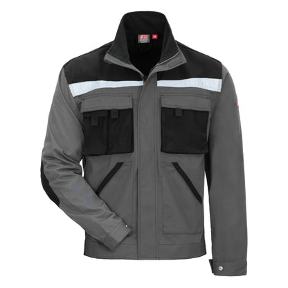 NITRAS MOTION TEX PLUS, Arbeitsjacke, grau / schwarz