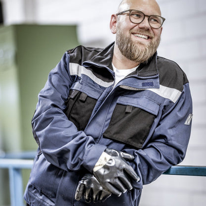 NITRAS MOTION TEX PLUS, work jacket, navy blue / black