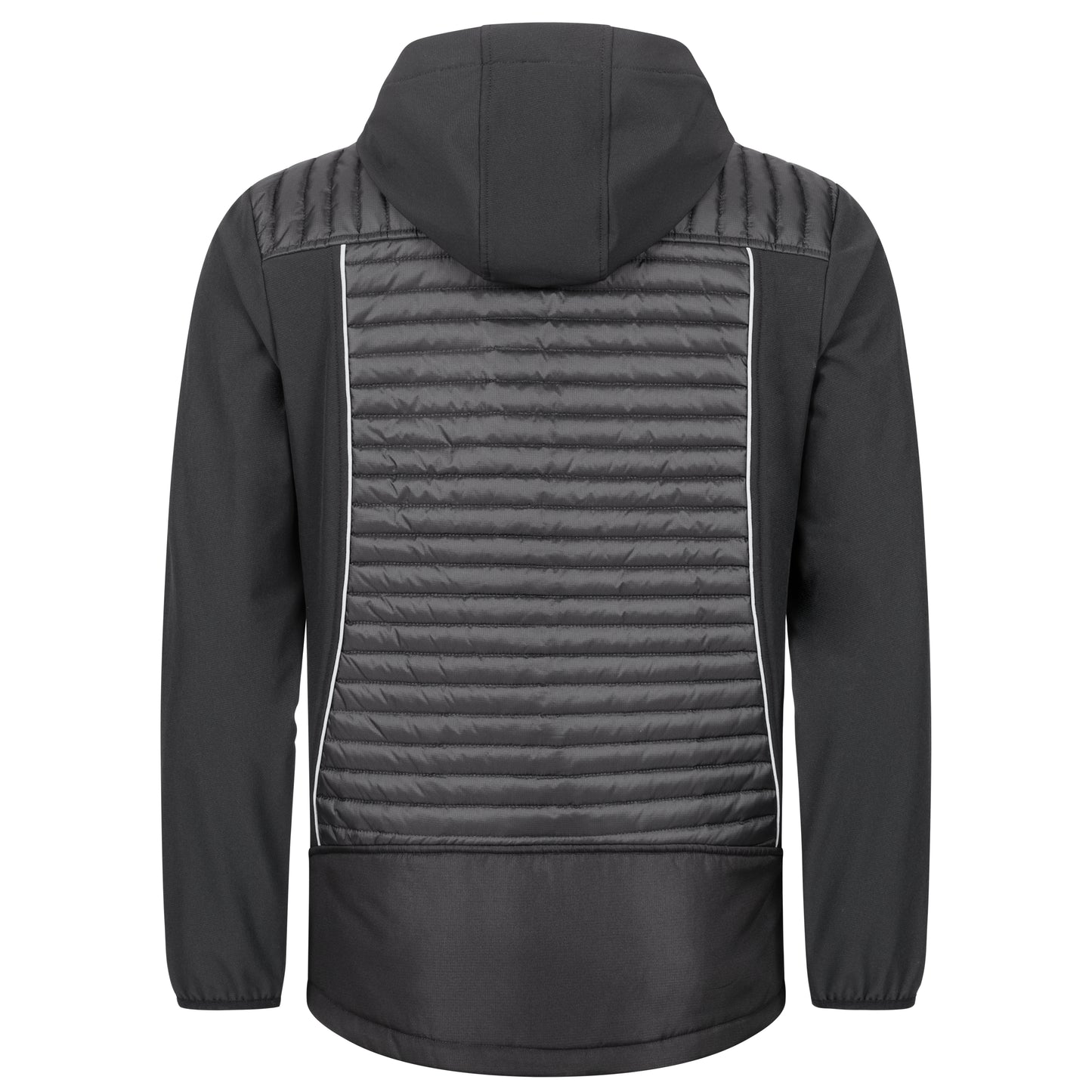 NITRAS MOTION TEX PLUS, gesteppte Softshelljacke, schwarz