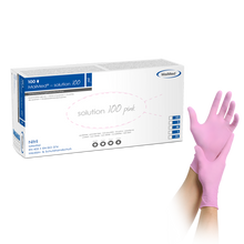 MaiMed-solution 100 pink non-sterile, powder-free latex-free glove, blue, 100 pieces/box