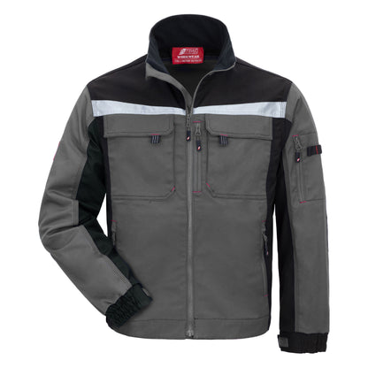 NITRAS MOTION TEX PRO FX, work jacket, gray / black