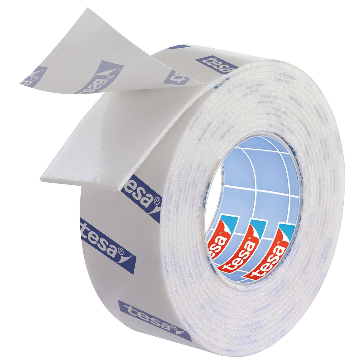 tesa Mounting Tape for Tiles and Metal, White, 1.5 m x 19 mm