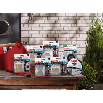 tesa Mounting Tape for Masonry and Stone, Gray, up to 10 kg/m – Assortment