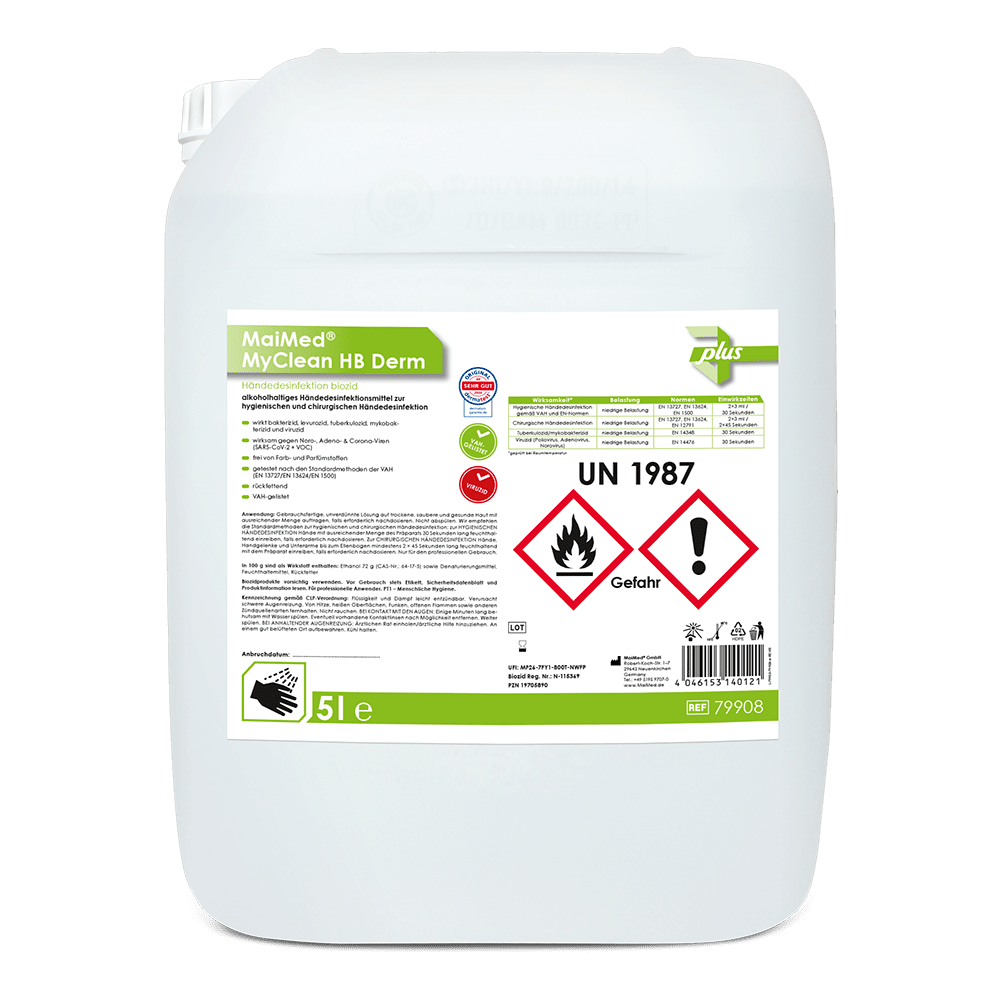 MaiMed MyClean HB Derm hand disinfection