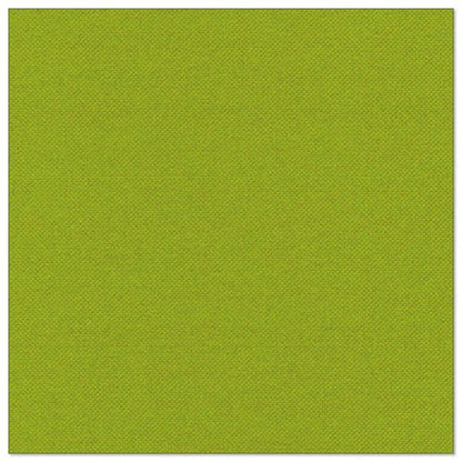 The close-up of the 20 napkins "ROYAL Collection" (1/4-fold, 40x40 cm) from PAPSTAR GmbH shows a bright chartreuse green, fabric-like texture - with its even, fine weave pattern ideal for elegant table decorations.
