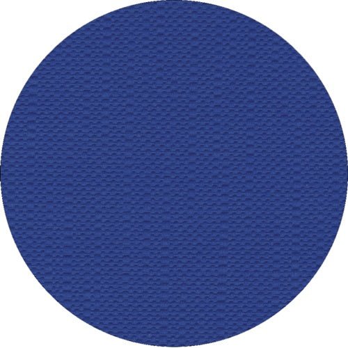 A solid blue circle with a textured, grid-like pattern, inspired by the premium tissue quality of the “ROYAL Collection” tablecloth from the PAPSTAR GmbH.