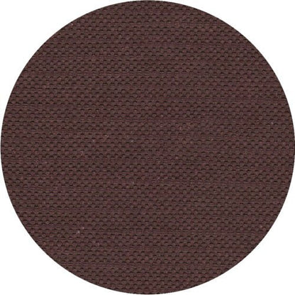 A circular, dark brown pattern made of textured fabric with a subtle raised design, crafted from high-quality tissue, ideal for the “ROYAL Collection” tablecloth from the PAPSTAR GmbH.