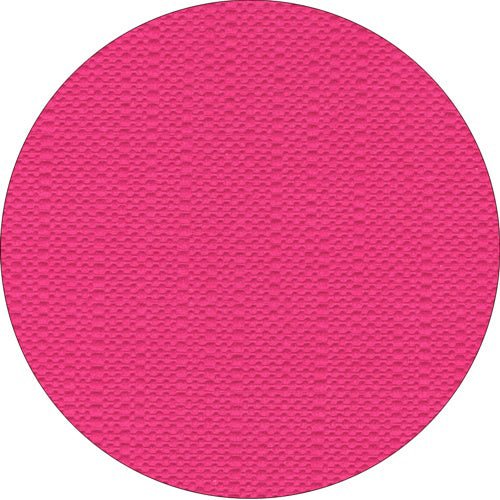 A bright pink circle with a subtly raised texture resembles the “ROYAL Collection” tablecloth from the PAPSTAR GmbH.