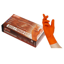 NITRAS TOUGH GRIP N, Nitril-Einmalhandschuhe, orange