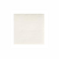 The image shows a single PAPSTAR "PUNTO" 2-ply napkin (20x20 cm, micro-embossed) from the PAPSTAR GmbH lying flat on a white background, ideal for stylish table decorations.