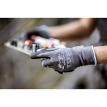 NITRAS Montagehandschuhe, grau / schwarz