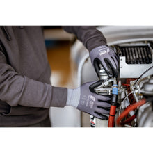 NITRAS SKIN FLEX LITE, Montagehandschuhe, grau / schwarz