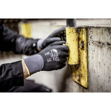 NITRAS SKIN FLEX 3D, Montagehandschuhe, grau / schwarz