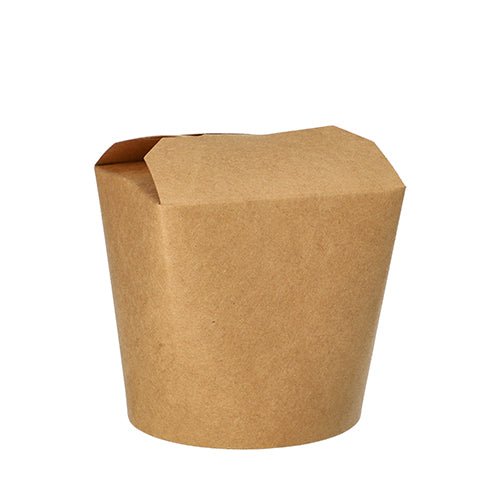 The 25 “Brown Square Cardboard” snack boxes from the PAPSTAR The GmbH logos are depicted closed and upright against a white background—perfect for taking meals on the go in an eco-friendly way.
