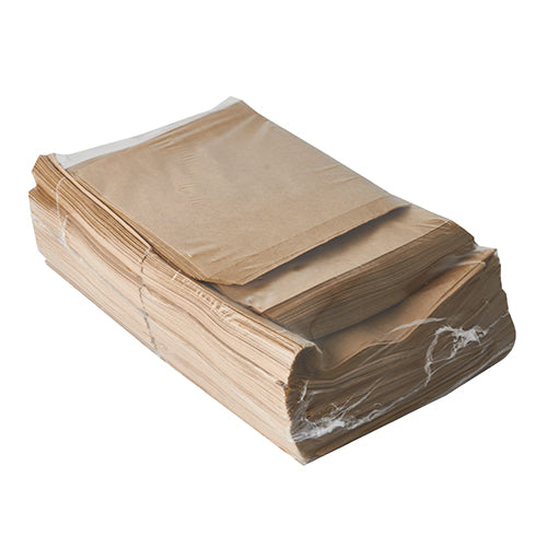 A stack of PAPSTAR 1000 hamburger bags, parchment substitute, greaseproof from the PAPSTAR GmbH is wrapped in clear film and stands on a white background.