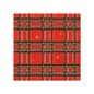 Die rote, 3-lagige PAPSTAR-Serviette (25 x 25 cm, 1/4-Falz) der PAPSTAR GmbH besticht durch ein Karomuster aus grünen, weißen und schwarzen Linien mit gleichmäßig verteilten kleinen goldenen Sternen. Die Packung enthält 20 Servietten.
