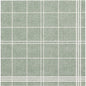 Die PAPSTAR 20 Servietten "ROYAL Collection" (40x40 cm, 1/4-Falz) der PAPSTAR GmbH haben ein strukturiertes grünes Design mit weißen Gitterlinien und einem doppelten Gittereffekt unten rechts, perfekt für elegante Tischdekorationen.