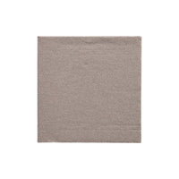 Abgebildet ist eine einzelne graue PAPSTAR Serviette 1/4-Falz, 24x24 cm aus der "DAILY Collection" (PAPSTAR GmbH), flach liegend auf weißem Grund. Die quadratische Serviette weist ein dezentes Strukturmuster auf.