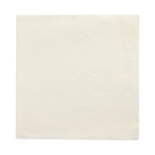 A white, square PAPSTAR 50 Napkins “DAILY Collection” 1/4 fold napkin (32x32 cm) by PAPSTAR GmbH lies flat on a white background.