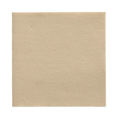 A single PAPSTAR 50 napkins "DAILY Collection" 1/4-fold napkin (32 x 32 cm) from PAPSTAR GmbH is depicted unused on a white background and photographed from above to highlight its square shape and subtle texture.