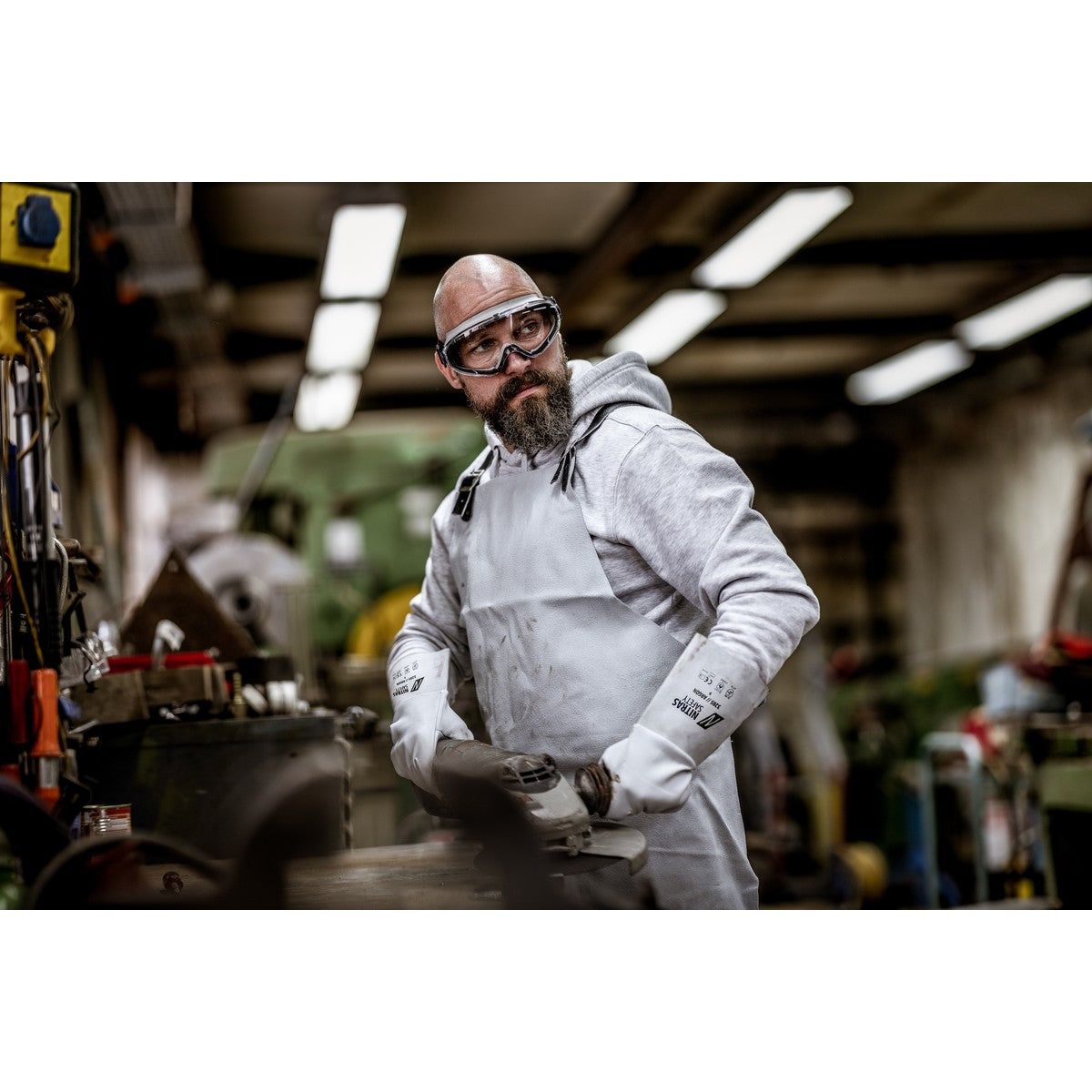 NITRAS VISION PROTECT, Vollsichtbrille, EN 166 PVC | Packung (12 Stück)