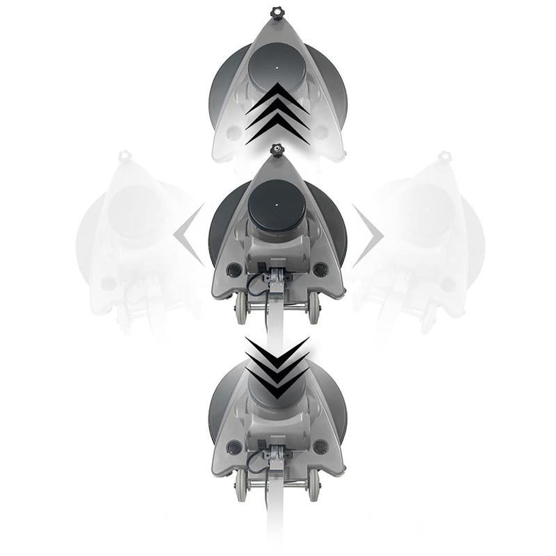 Numatic Einscheibenmaschine HNS1550G, grau/graphit, 508 mm, 1500 U/Min. inkl. Treibteller | Packung (1 Stück)