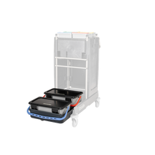 Numatic SRK 25 - 2 x Mopmatic Moppbox MK1 und Schale für MK1 schwarz inkl. Befestigungsschrau | Packung (1 Stück)